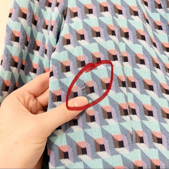 Aldomartins Blue Abstract Blazer - Picture 5 of 9